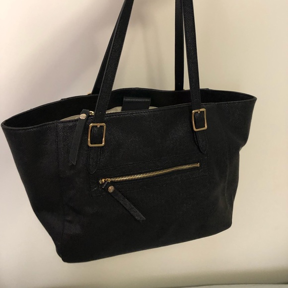 Saks Fifth Ave BLACK Label tote/shoulder bag - Picture 3 of 8